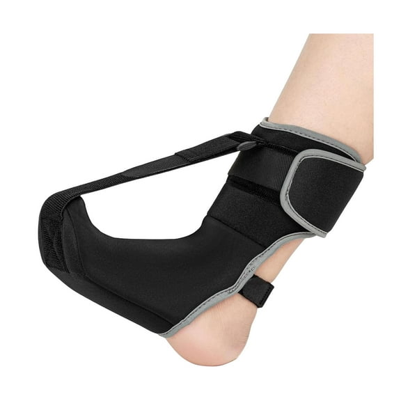 Adjustable Night Splint for Plantar Fasciitis & Foot Drop Breathable SBR Ankle Brace with Arch Support Non-Slip Straps Unisex Orthotic for Pain Relief Sleep