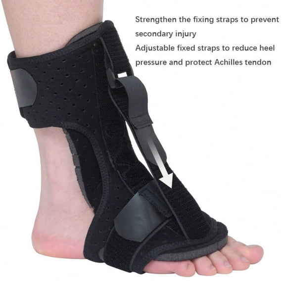 Adjustable Night Splint Relieves Plantar Fasciitis Pain Soft Foot Drop Corrector Sleep Achilles Tendon Stretching Boot For Nighttime Use