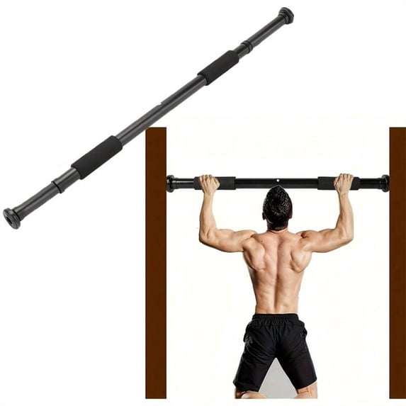 Adjustable No-Drill Doorway Pull Up Bar, Stainless Steel, 1 Pack