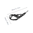 thumbnail image 1 of Adjustable No Pull Dog Sled Harness Heavy Duty Reflective Weight Pulling Training Harness for Medium Large Dogs Mushing(Black-XL), 1 of 6