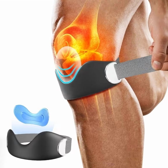 Adjustable Non-Slip Silicone Knee Pads for Sports | Stabilize Knee Tendons | Comfortable & Breathable Design for Basketball, Running, Hiking | Unisex