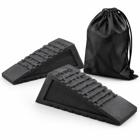 Adjustable Non-slip Yoga Squat Wedge Block Pair for Stretching and Strength
