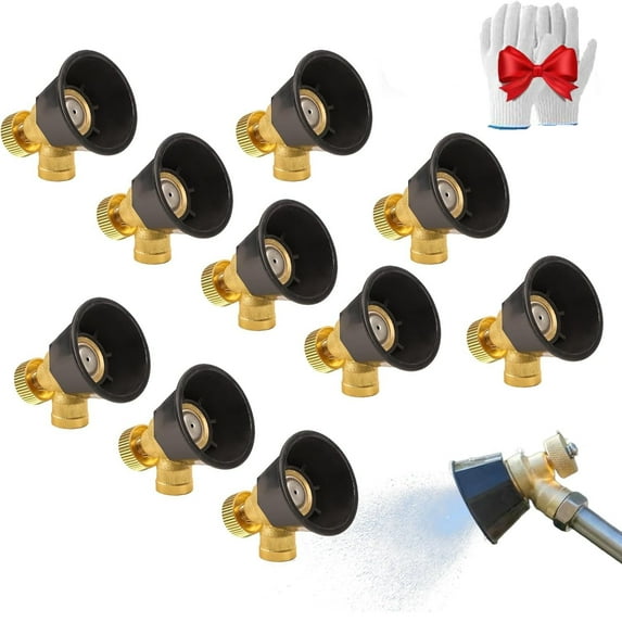 Adjustable Nozzle Sprayer (For Agricultural Sprayers), Adjustable Brass Nozzle Spray, Durable Irrigation Misting Sprayer Heads, Upgrade Multifunctional Nozzle, For Flower Grass Sprinkling