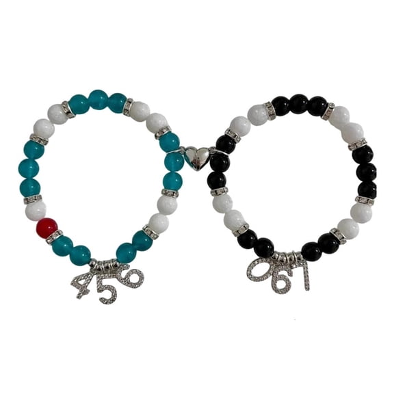 Adjustable Numeric Bead Bracelet Beaded Friendship Wristchain Adjustable Wristband Unisex Fashion Handchain Jewelry