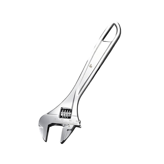 Adjustable Nut and Bolt Wrench Slim High Carbon Steel Tool for Repair Access, Installation and Maintenance Work Use