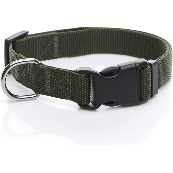 Adjustable Nylon Dog Collar, pet Collar 1 Inch 3/4 Inch 5/8 Inch Wide, for Large Medium Small Dogs