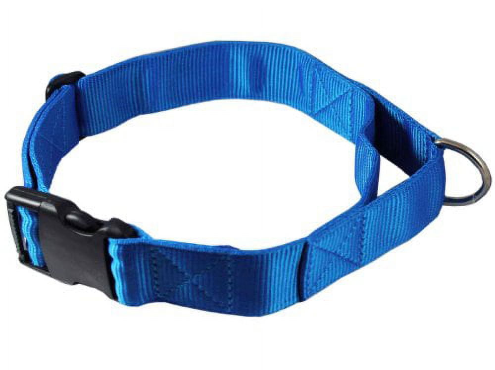 Adjustable Nylon Dog Collar with Handle 1.75" Wide Fits 22"27" Neck X
