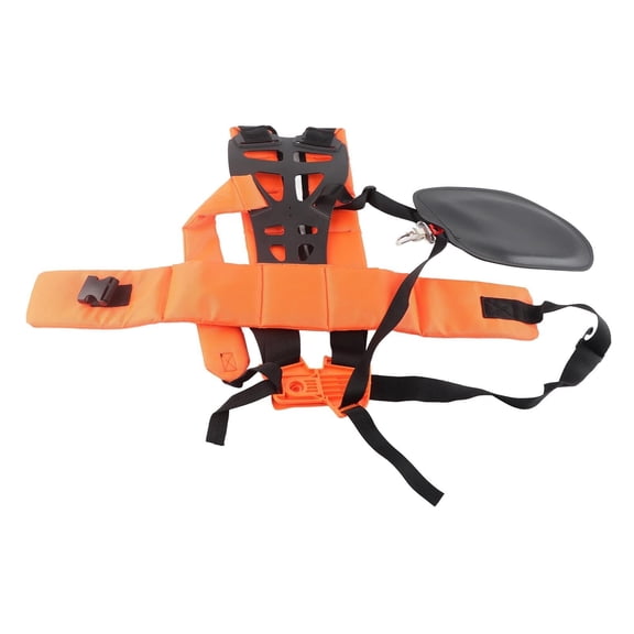 Adjustable Nylon Grass Trimmer Harness Strap, Double Shoulder Harness with Breathable Oxford Cloth for Heavy Duty Farm or Garden Power Tools