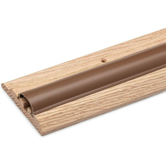 Adjustable Oak Threshold with Vinyl Seal 3 1/2" Wide (3 FT Long)