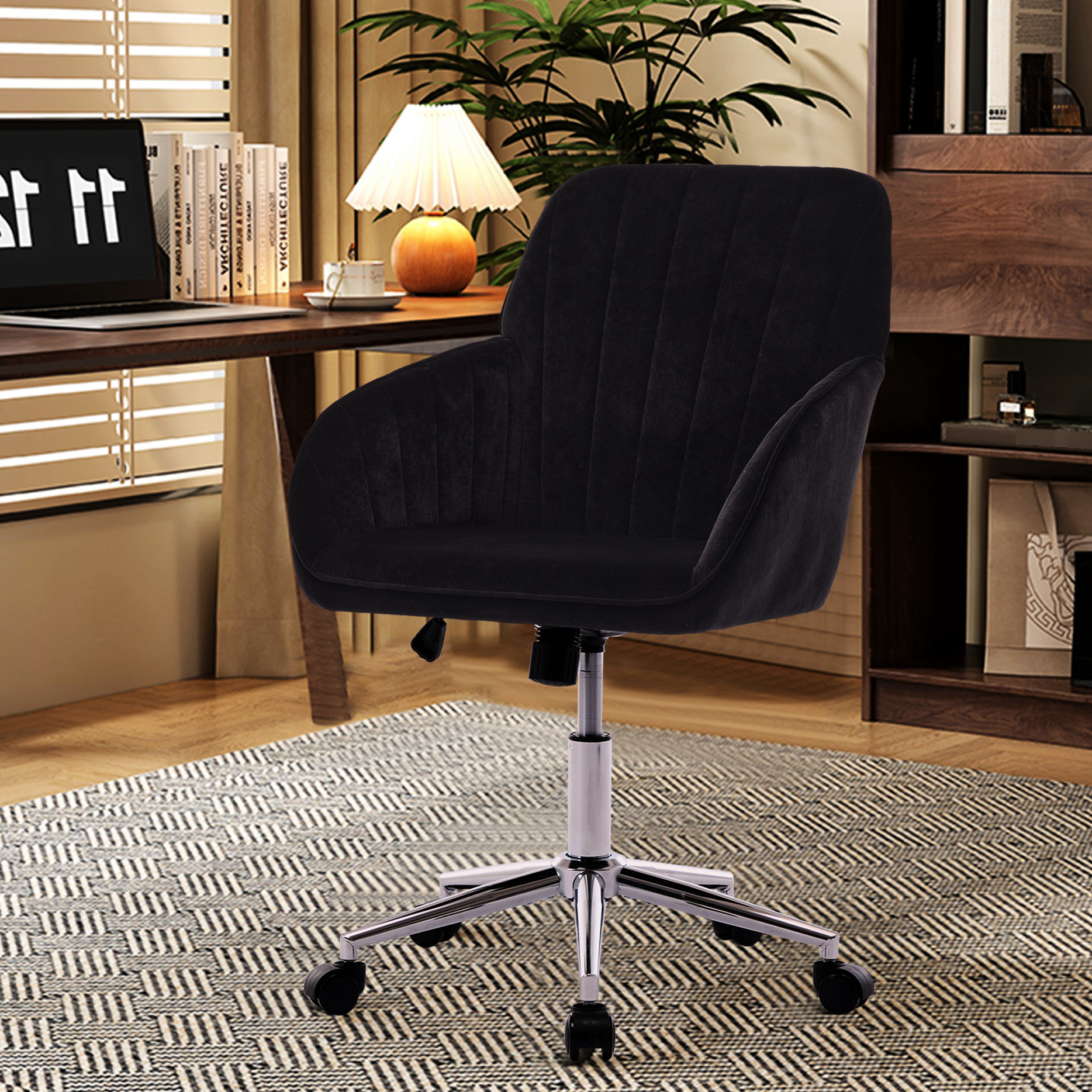 Adjustable Office Chair for Bedroom | Long - sitting Comfort | Sturdy ...