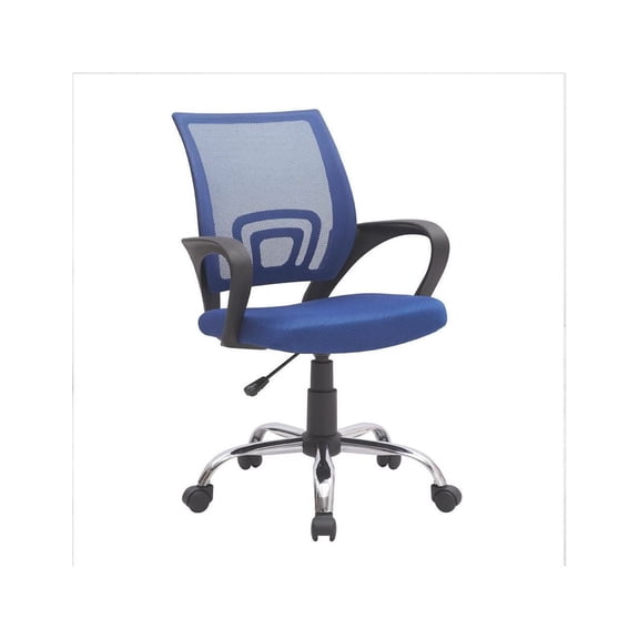 Ivana Blue Ergonomic Mesh Office Chair – Adjustable Swivel Task Chair