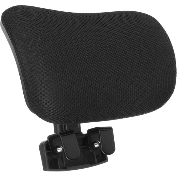 Adjustable Office Chair Headrest Attachment, Ergonomic Neck and Head Support, Easy Installation, Universal Fit for Home and Office Chairs, Black