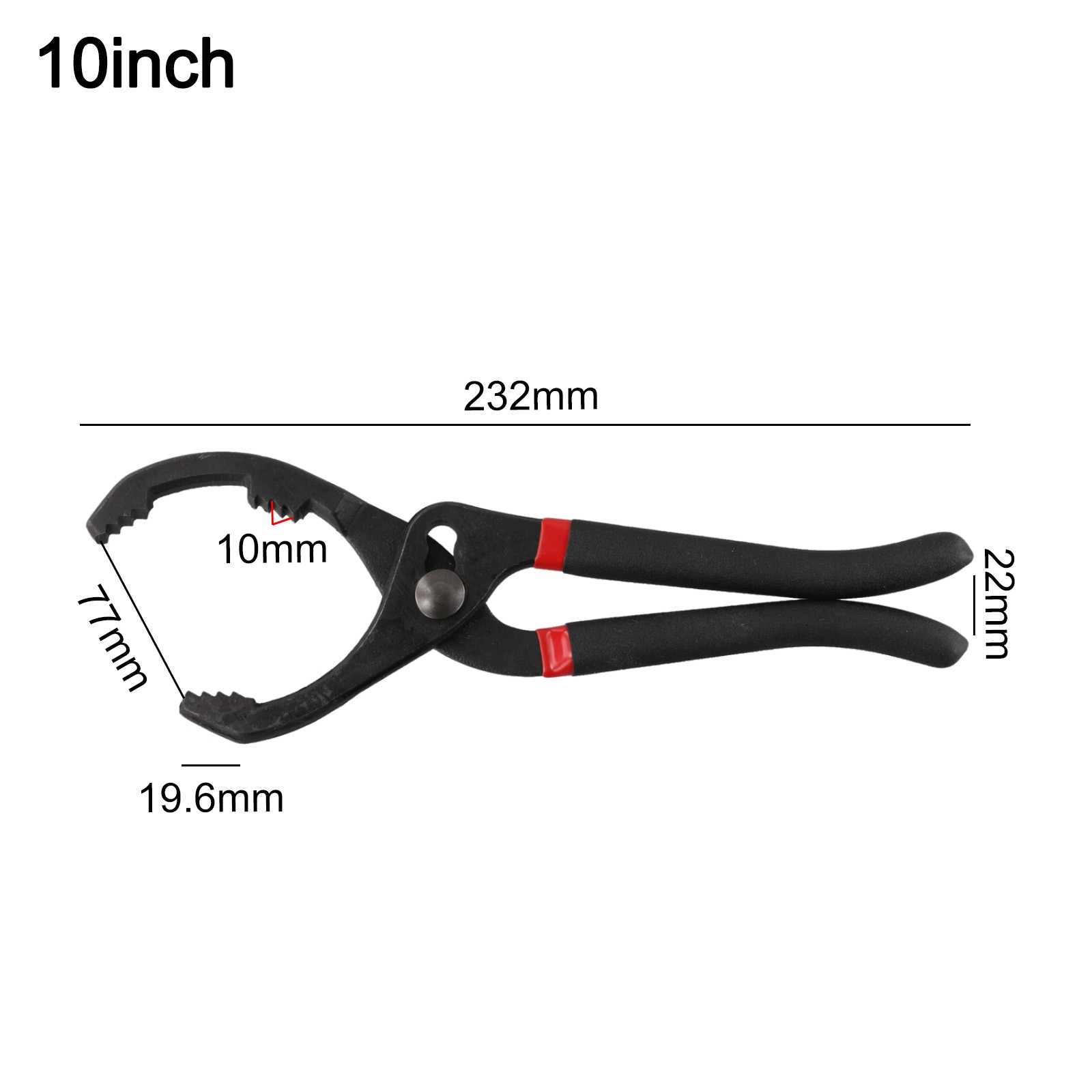 QngeNet Adjustable Oil Filter Wrench Removal Tool - Locking Pliers Style, 50-110mm