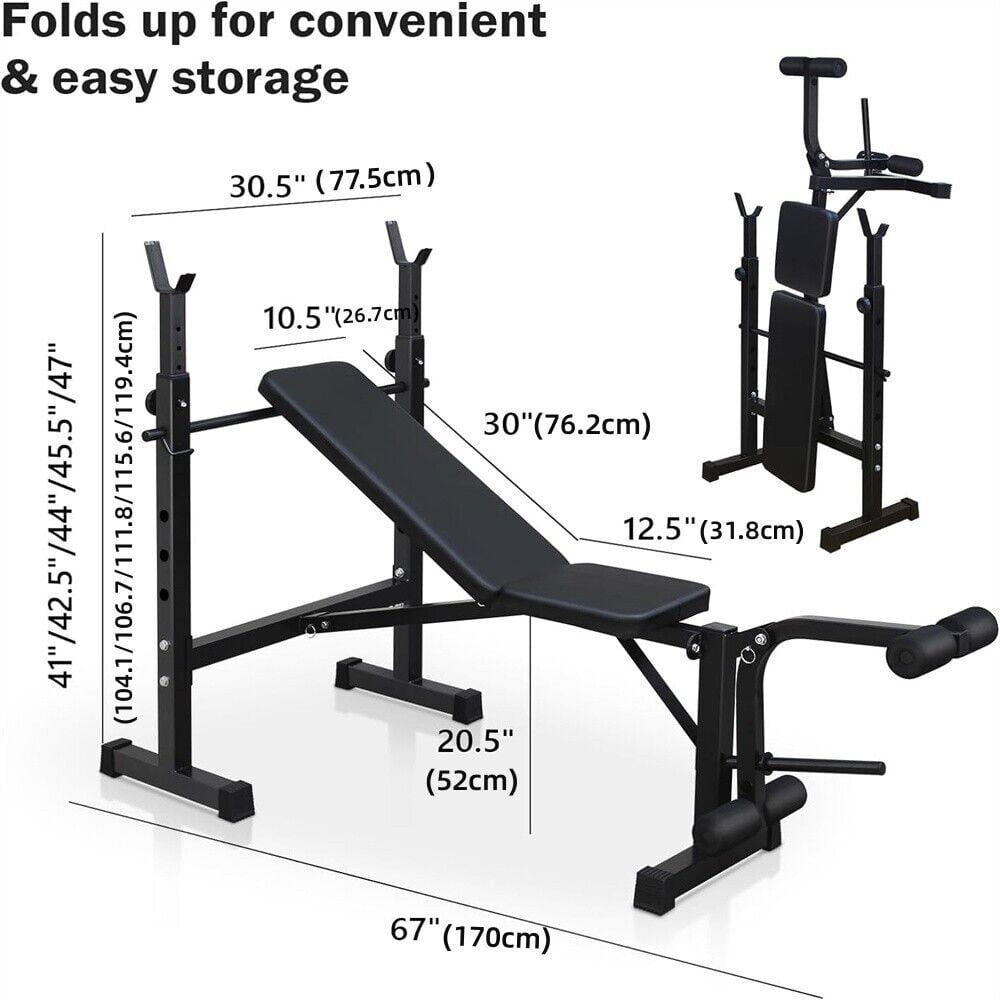 Walmart weight bench squat rack sale