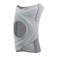 thumbnail image 1 of Adjustable Open Knee Brace Breathable Non- Knee Support with Compression Straps Knee Stabilizer for Running Workout Blue XXL, 1 of 4