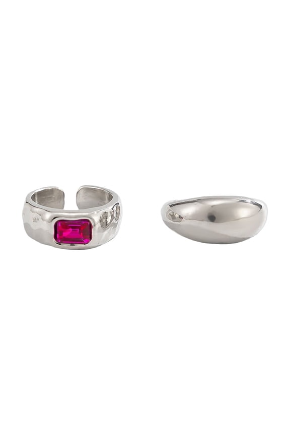 Adjustable Open Silver, Multi-theme Toe Rings, Metal, 1 Count Per Pack