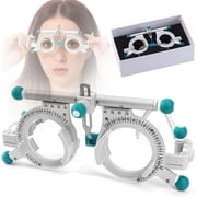 Adjustable Optical Trial Lens Frame PD 48-80mm,Optical Trial Lens Frame Universal Optical Trial Frame, 50g Ultralight Optometry Test Lens Titanium Optical Test Eyepiece