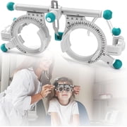 Adjustable Optical Trial Lens Frame PD 48-80mm Universal Optical Trial Frame,Titanium Optical Test Eyepiece,Eye Test Glasses Optometry Lens Frame For Test Optician