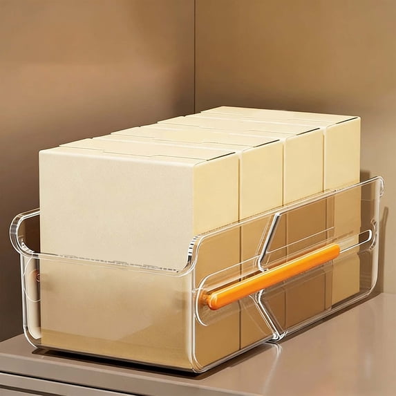 Adjustable Organizer Essentials Expandable Stackable Storage Bin for Closet Kitchen Office Drawer with Foldable Design Ideal for Organizing Snacks Drinks Toys Makeup Tools