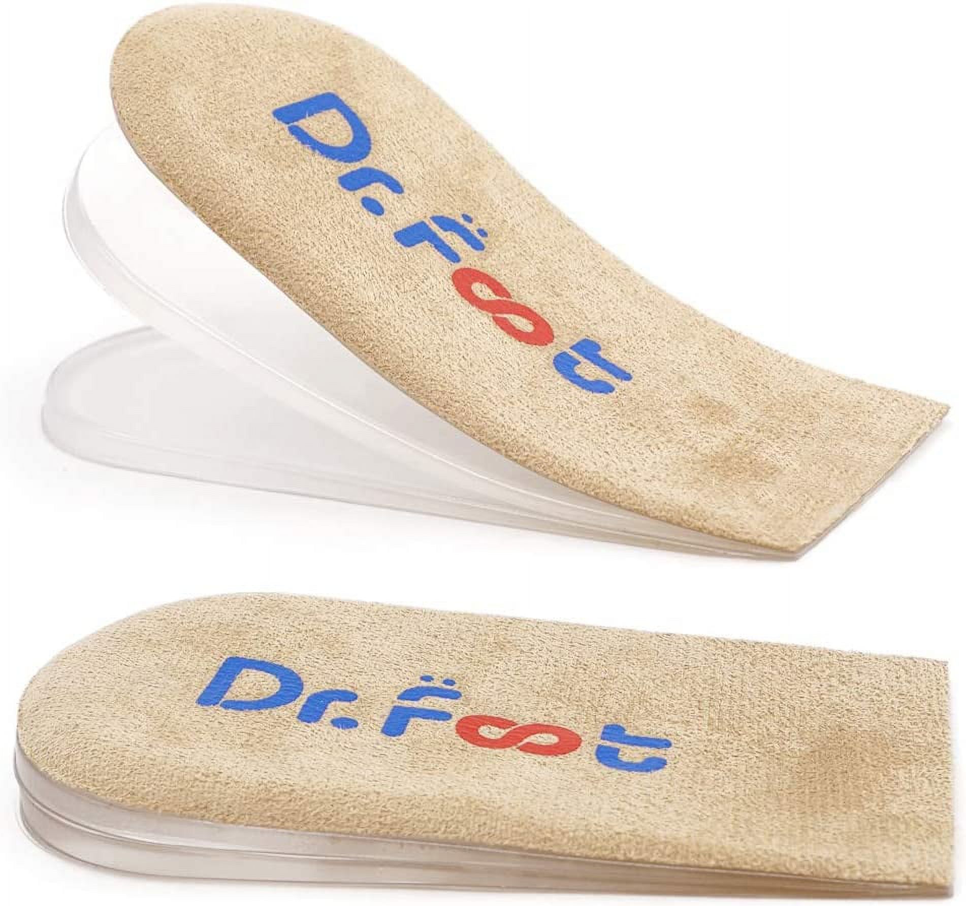 Adjustable Orthopedic Heel Lift Inserts, Height Increase Insole for Leg