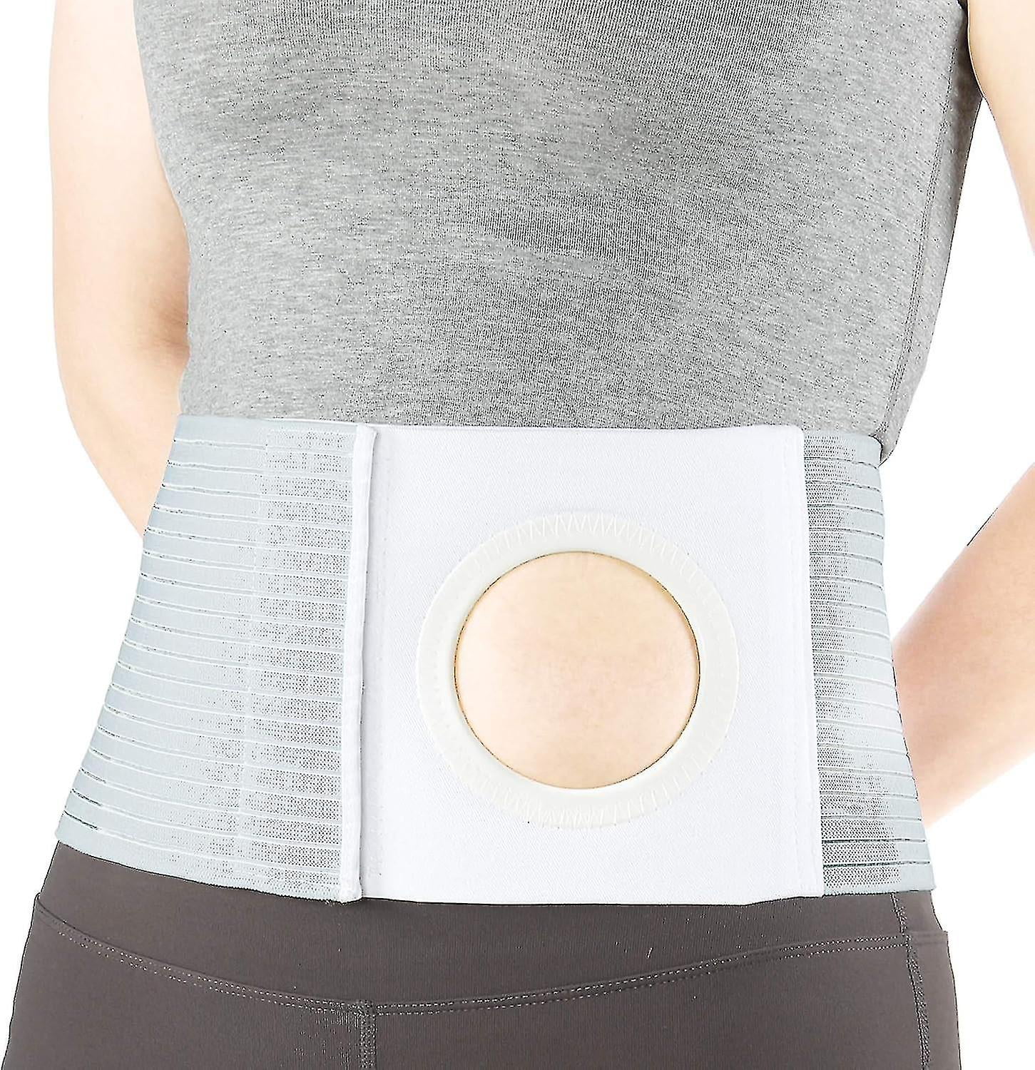 Adjustable Ostomy Hernia Belt Unisex Stoma Support With Stoma Opening