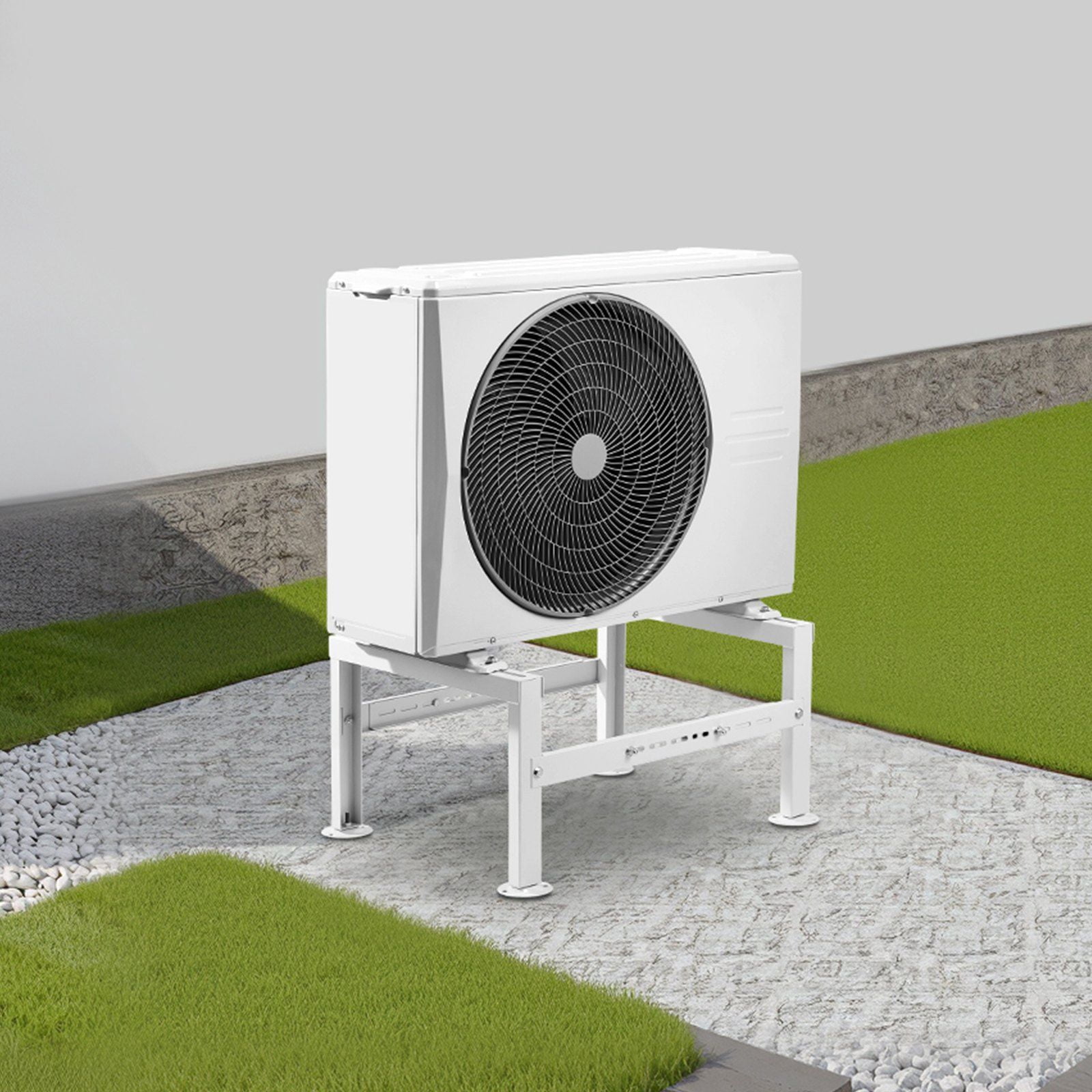 Adjustable Outdoor AC Stand – Anti-Vibration Base for 9000-60000 BTU ...