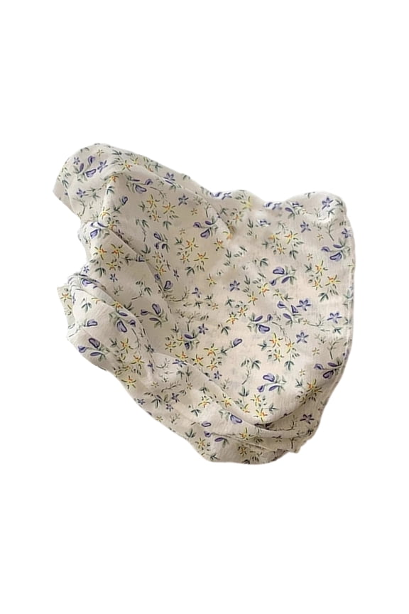 Adjustable Outdoor Face Veil Sun Blocking Neck Face Covers with Flower Pattern For Travel And Daily Wear All Matching