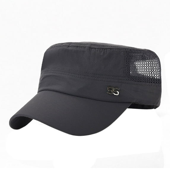 Adjustable Outdoor Sun Hats Baseball Cap Casual Flat Mesh Hat For Men