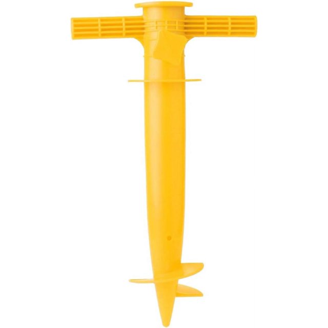Adjustable Outdoor Umbrella Base, Plastic Sand Anchor Stand, Sun Beach