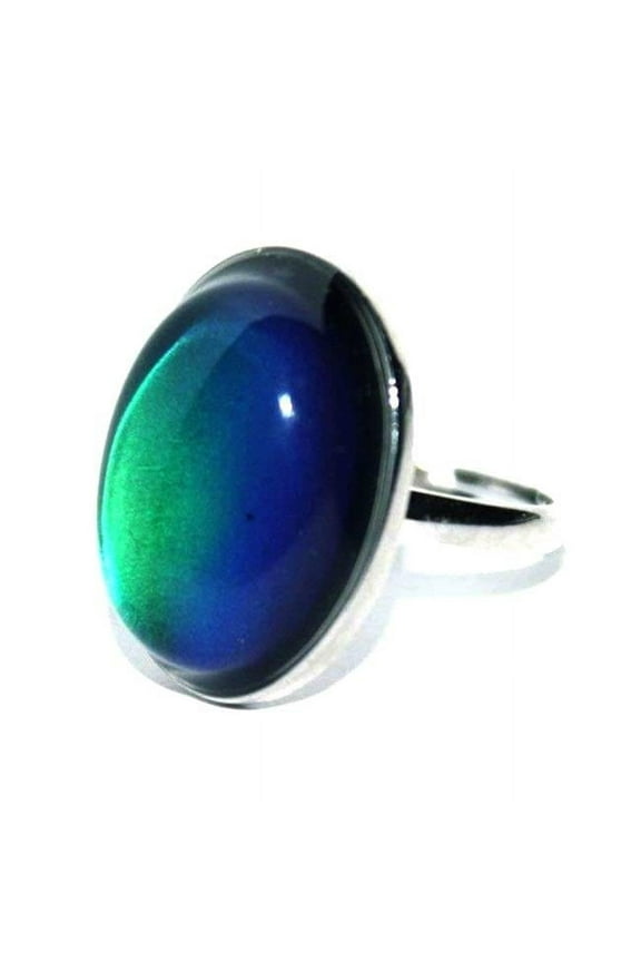 Adjustable Oval Mood Ring