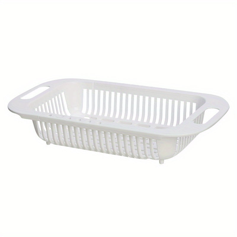 Adjustable Over Sink Colander Strainer - Uncharged Plastic Multi-Use ...