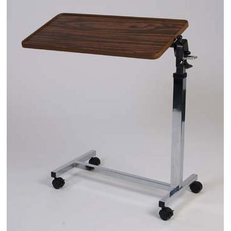 Adjustable Overbed Table With Tilt Top