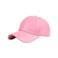 thumbnail image 1 of Adjustable PU Leather Baseball Cap for Men Women, 1 of 3