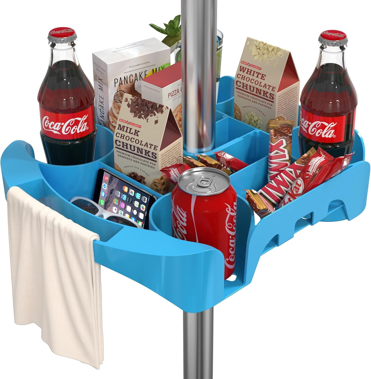 Adjustable Patio Umbrella Table