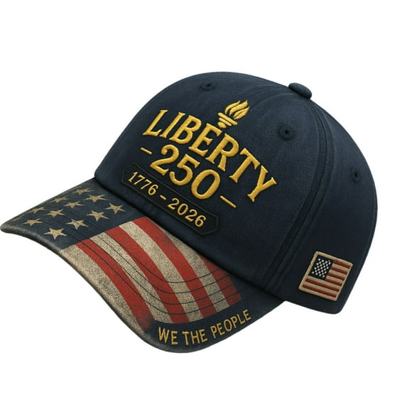 Adjustable Patriotic 250th Anniversary Baseball Hat Breathable Fabric Embroidered Marine For Outdoor Event Daily Wear