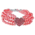 thumbnail image 1 of Adjustable Pearl Pet Collar Chain for Dogs and Cats Comfortable Secure Leash Accessory, 1 of 7