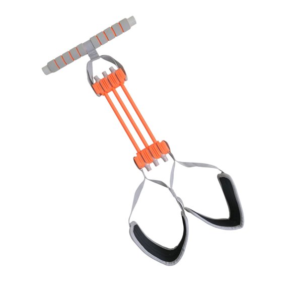 Adjustable Pedal Abdominal Trainer with Stretching Band, Portable Core Workout Elastic Rope for Home Gym Yoga