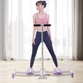 thumbnail image 1 of Adjustable Pelvic Floor Muscle Fitness Equipment for Leg, Hip, and Body Shaping - Home Exercise Machine with Anti-Slip Pedals & Comfortable Handle - Purple, 1 of 11