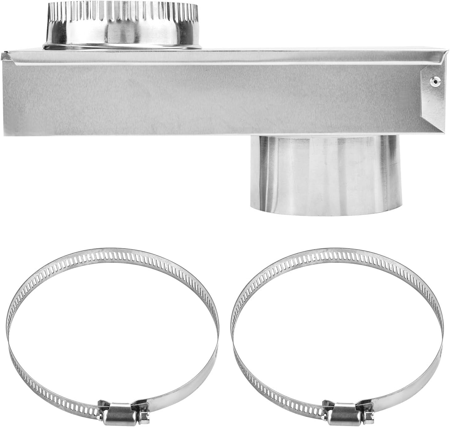Adjustable Periscope Dryer Vent Connector Kit Aluminum Alloy 0 To 5 Inch Length Tight Space