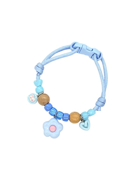 Adjustable Pet Collar For Cats And little dogs Beaded Necklace Style Cat Collar Light Plastic Bead Chain With Smooth Finish For Daily Wear for Home Use,Simple Styling For Modern And Traditional Rooms