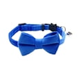 thumbnail image 1 of Adjustable Pet Collar with Bow Tie and Bell, Velvet Suede Cat and Small Dog Collar with Buckle,E - 19-32cm, 1 of 7