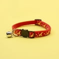 thumbnail image 1 of Adjustable Pet Collar with Moon and Stars Design, Breakaway Clasp, Multiple Color Styles, 1 of 4