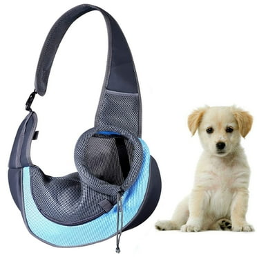 Adjustable Pet Dog Sling Carrier Breathable Mesh Travel Safe Sling Bag Carrier for Small Dogs Cats