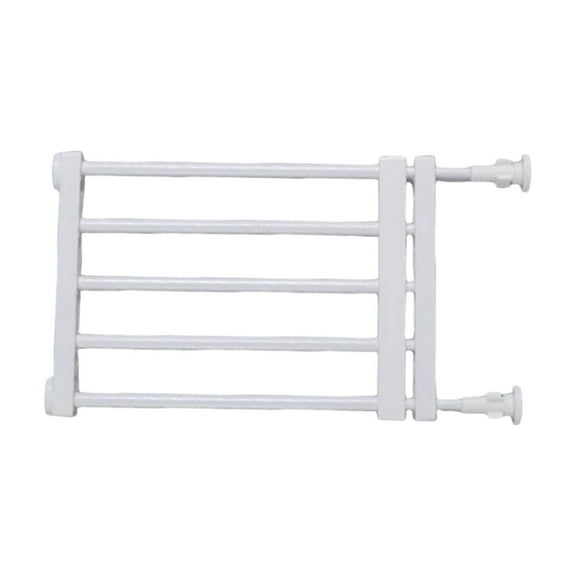 Adjustable Pet Doors Enclosures Steel Plastic Material 15 23 Inches Wide Tool Free Installation Safe for Dogs Cats Puppies Indoor Barriers