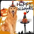 thumbnail image 1 of Adjustable Pet Halloween Headband - Cat/Dog Witch Hat with Elastic Band for Costume Parties (Style C1), 1 of 5