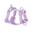 thumbnail image 1 of Adjustable Pet Harness, Comfortable Breathable Anti-Pull Dog Harness With Mesh Design, For Small Medium Large Dogs Cats In Light Purple Size M, 1 of 2