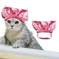 thumbnail image 1 of Adjustable Pet Shower Cap With Ear For Dogs And Cats Bath Grooming Accessory Washing Hat, 1 of 4