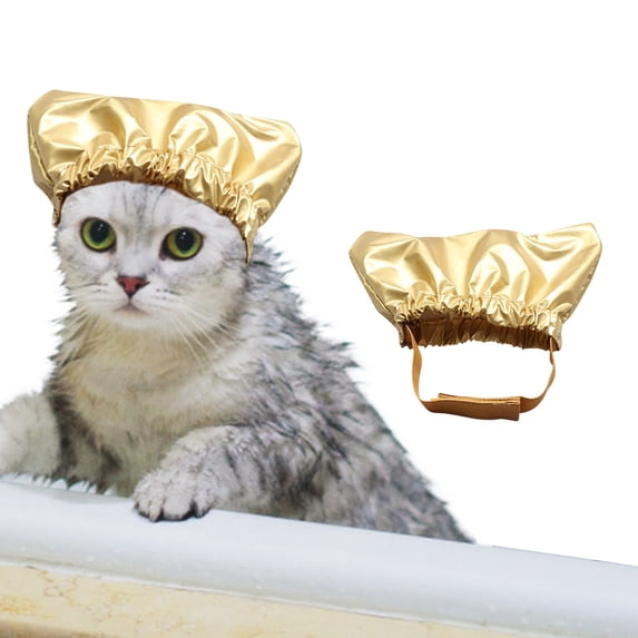 Adjustable Pet Shower Cap With Ear For Dogs And Cats Bath Grooming Accessory Washing Hat