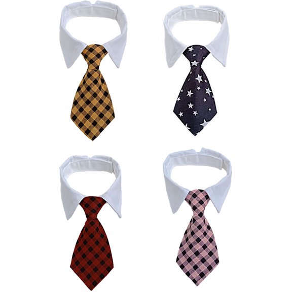 Adjustable Pets Dog Cat Neck Ties Pet Necktie,Tuxedo Costumes Grooming Accessories - shape4