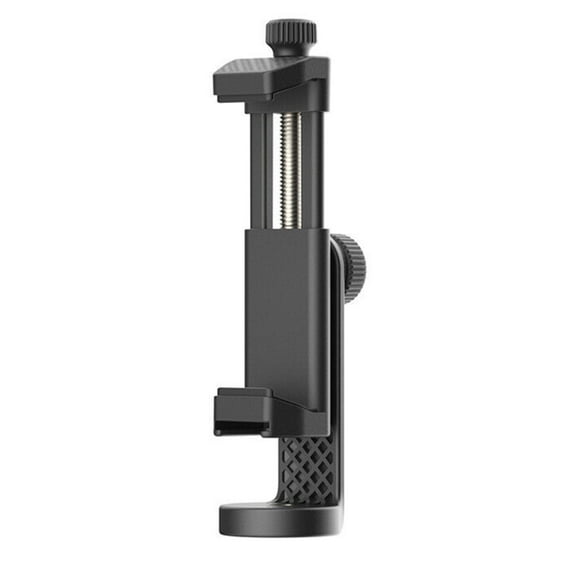Adjustable Phone Clip with Cold Shoe ABS Material, 360 Rotation for Vlogging and Content Creation